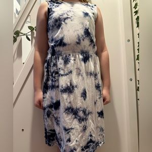 🔵Blue and ⚪️White Summer 👗Dress‼️